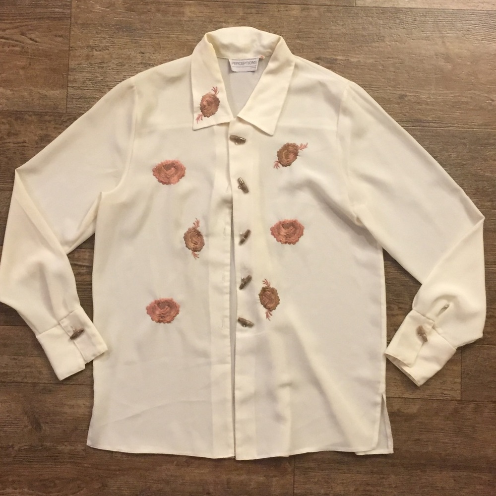 Perceptions floral blouse